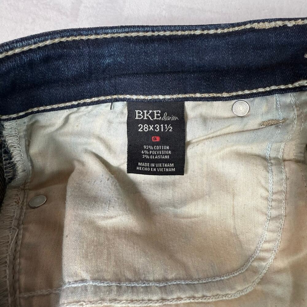 Buckle BKE Sabrina Distressed Stretch Medium Wash Jeans Size 28R   Style# ABK253 - Picture 12 of 15